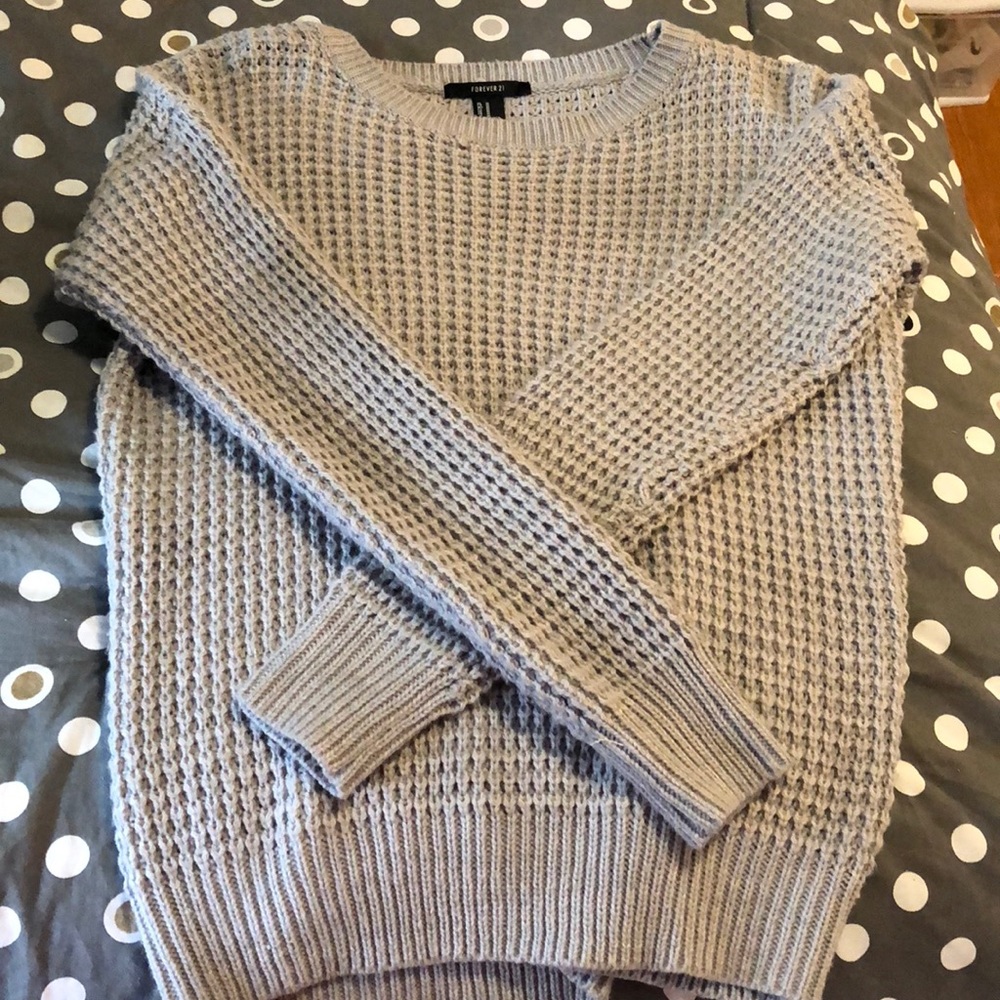 grey sweater